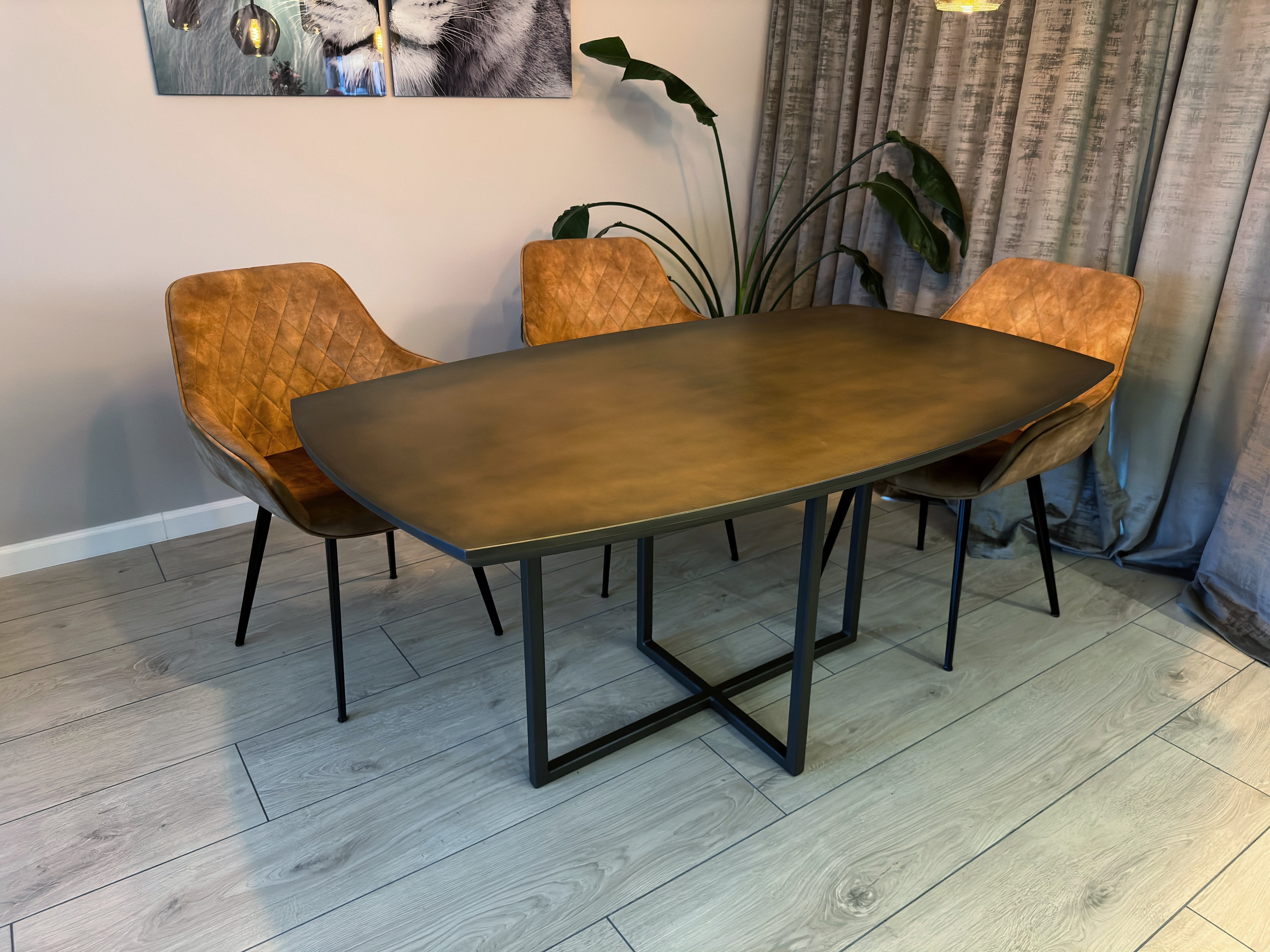 Danish Oval Dining Table Noyer