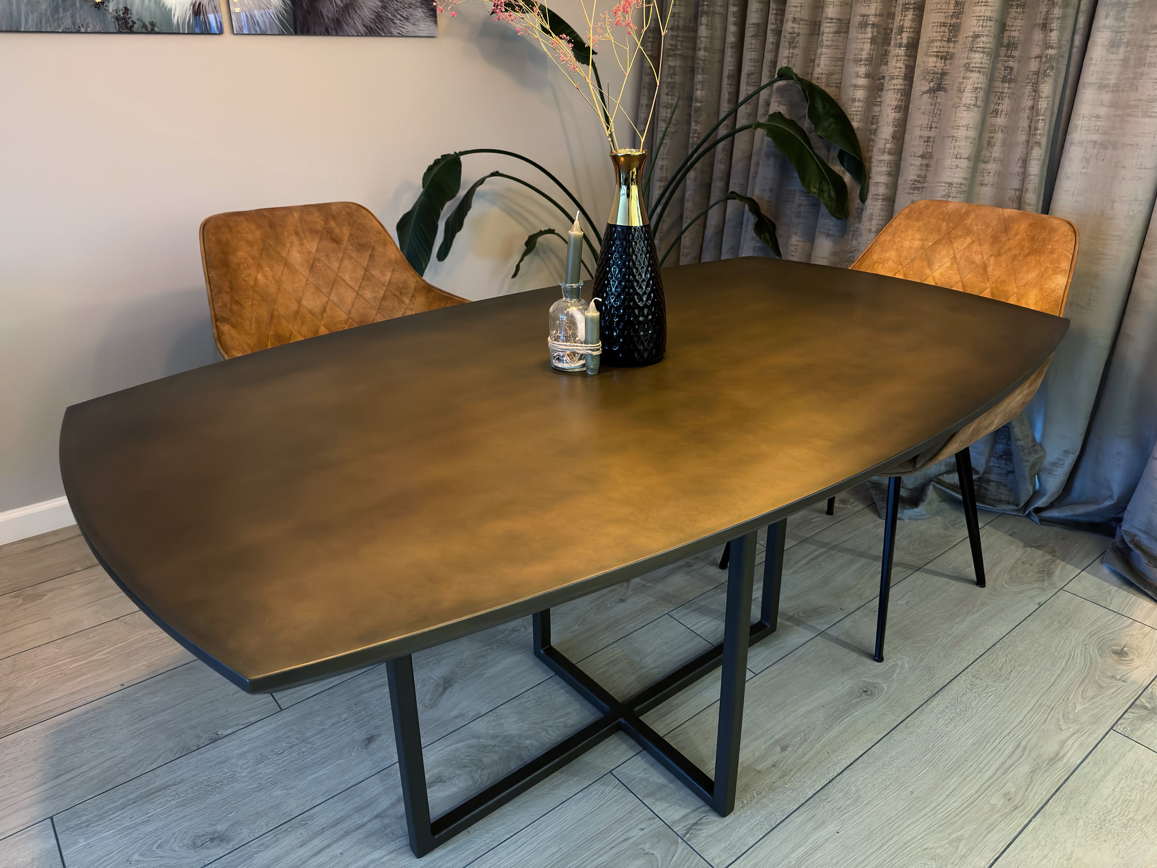 Danish Oval Dining Table Noyer