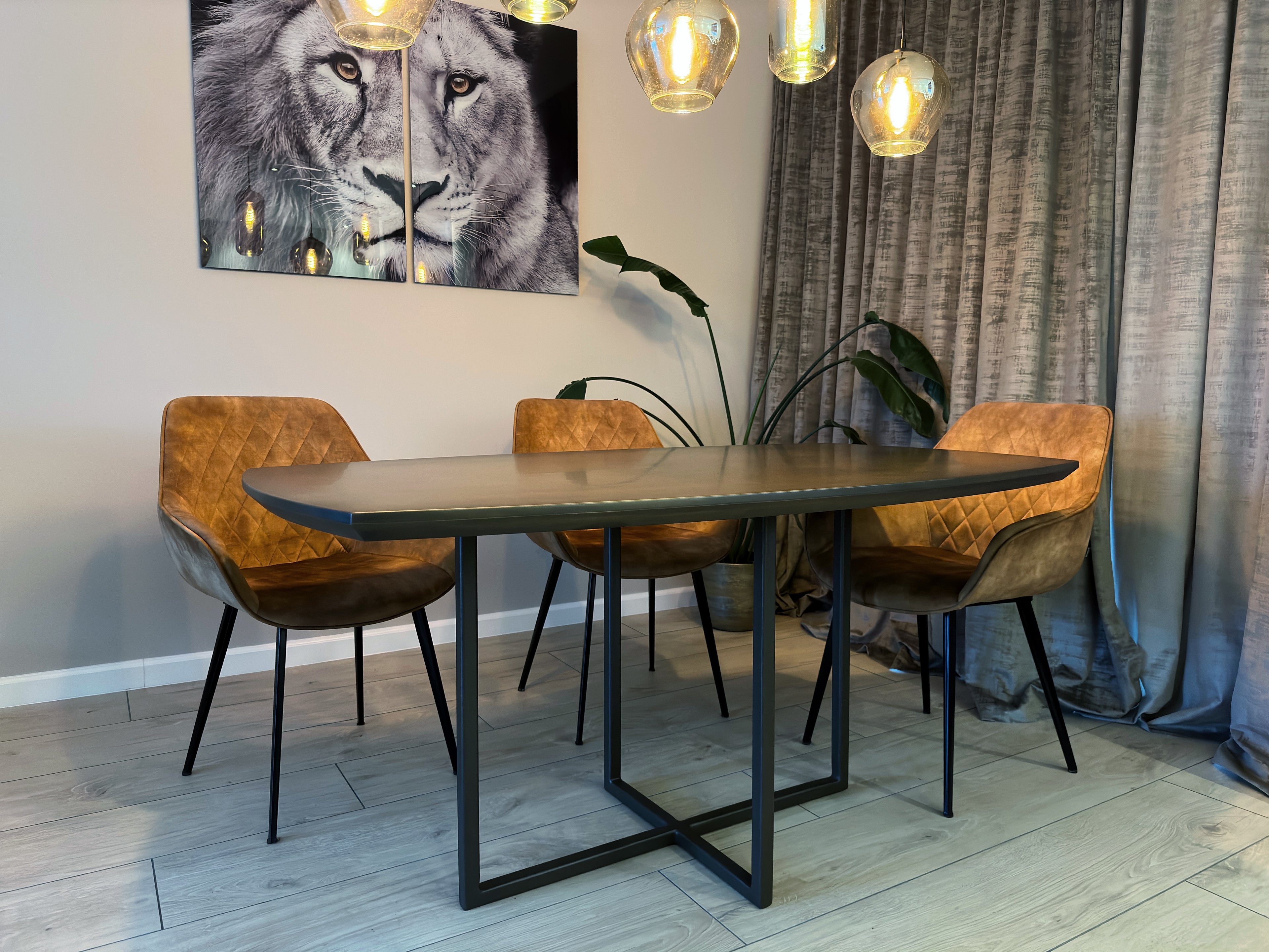 Danish Oval Dining Table Noyer