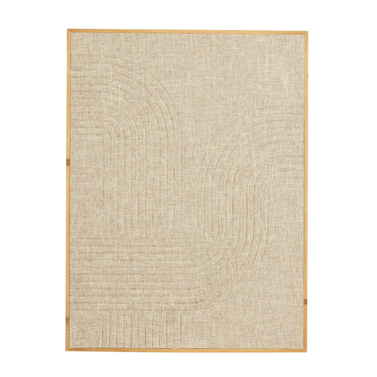 Wanddecoratie van MDF in bruine tinten in een moderne woonkamer