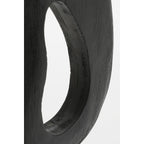 Ornament on Foot - Mango Wood Black - 38 cm