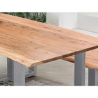 Tafel 180x100 cm natuurlijk acacia
