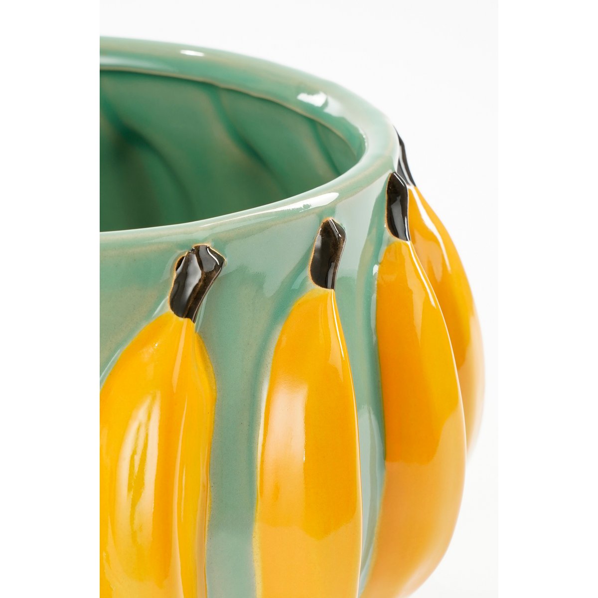 Moza Bloempot Binnen Keramiek Lichtgroen H18 x Ø24 cm
