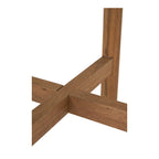 Bijzettafel Rond Hout Wit Terracina