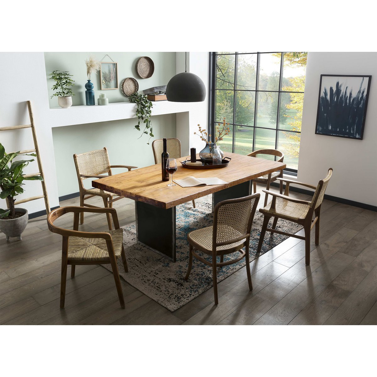 Dining table 200x100 cm Teak wood