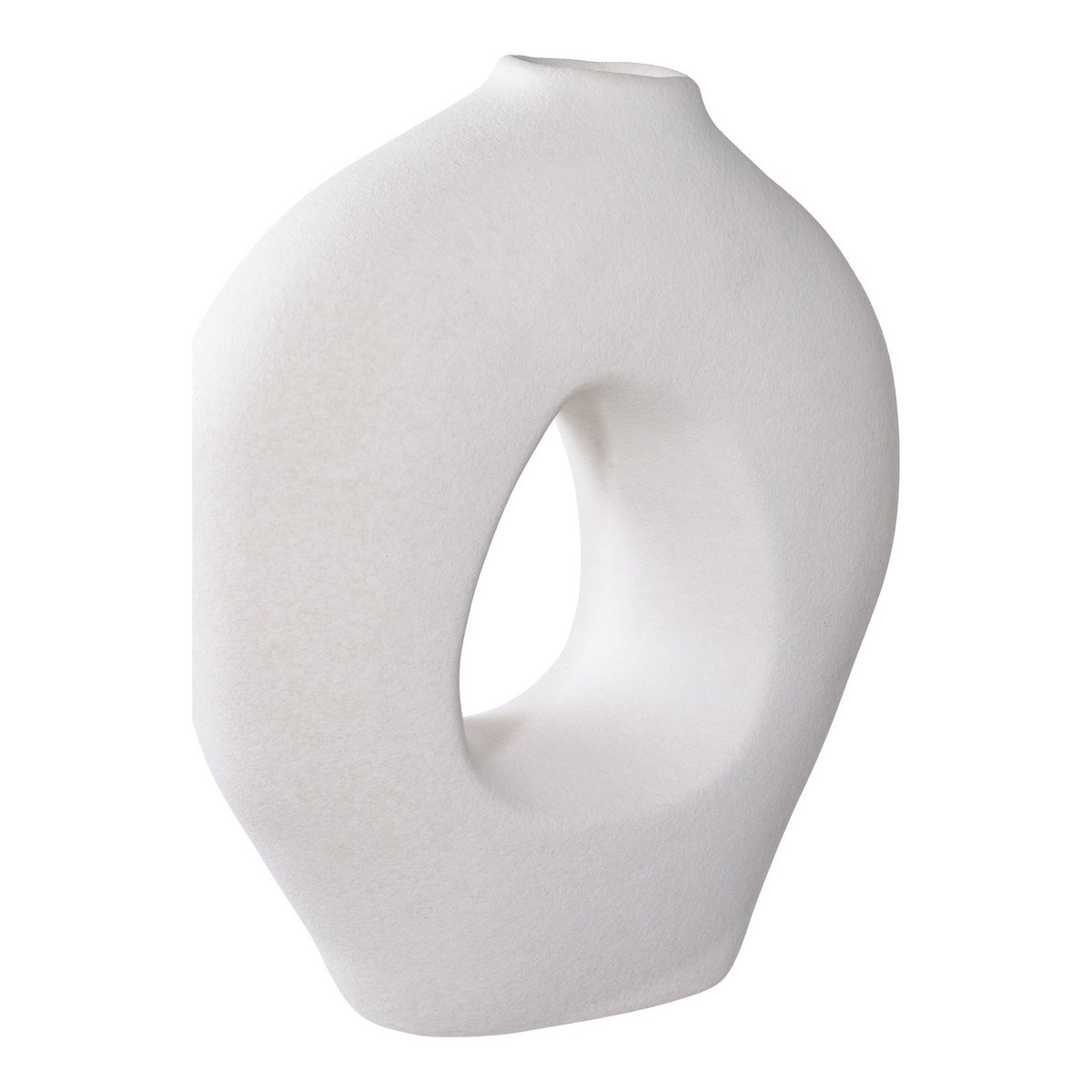 Keramische Vaas Wit 24x10,5x27,8 cm