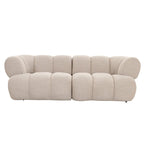 Beige 2,5-zits bank in moderne woonkamer