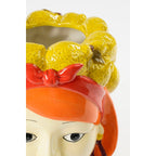 Funny Bloempot Binnen - H25 x Ø20 cm - Geel