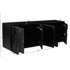 Solid Mango Wood Sideboard 180 cm