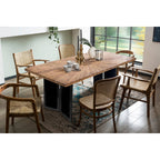 Industriële Tafel 220x100 cm Teakhout