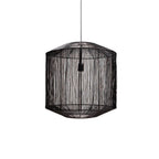 Hanglamp mat zwart Ø50x54cm
