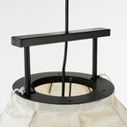 Pego Hanglamp Linnen Off-white - H73 x Ø54 cm