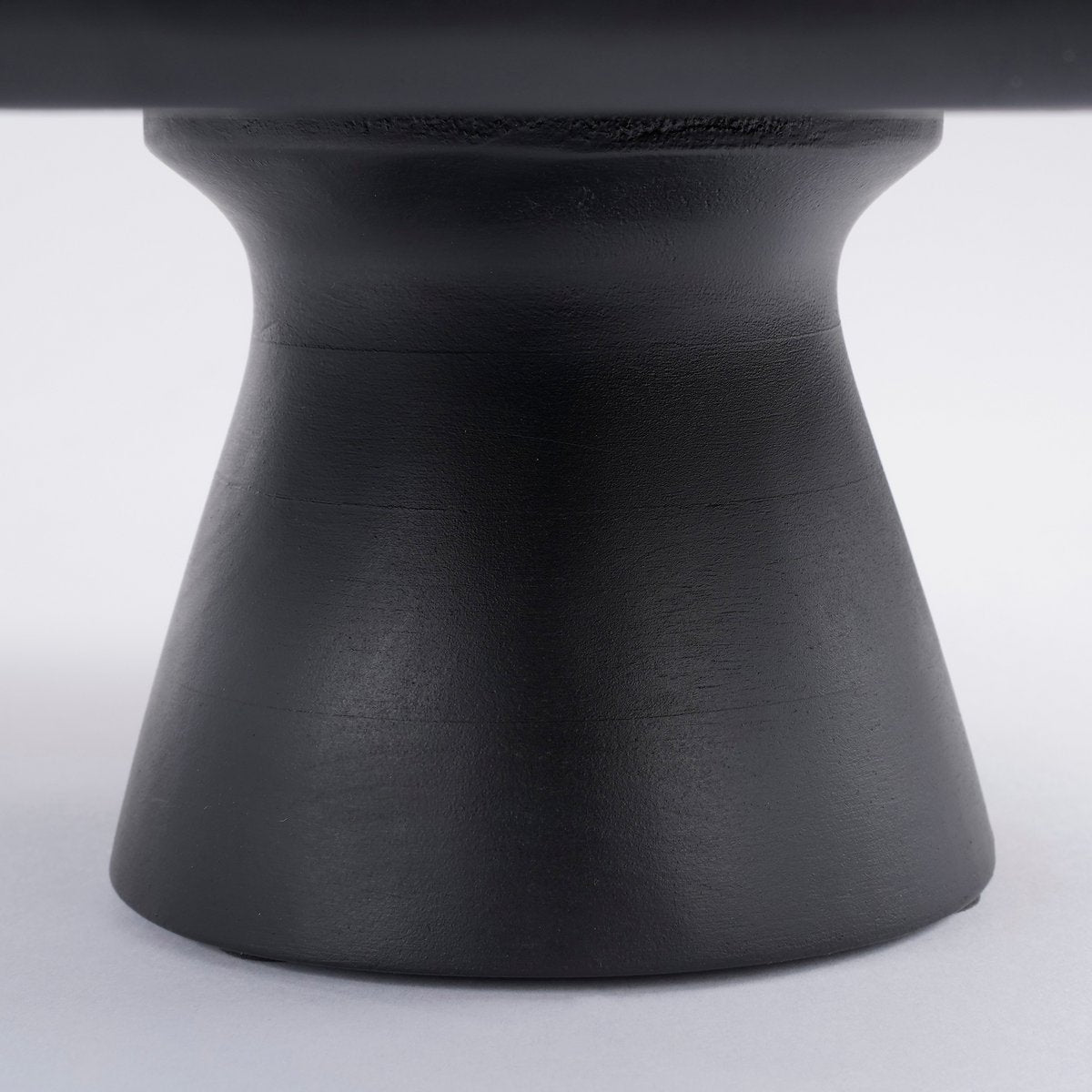 Zwart Taartplateau H10 x Ø30 cm Mangohout