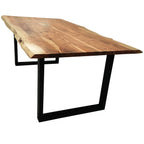 Tafel 200x100 cm van natuurlijk acacia