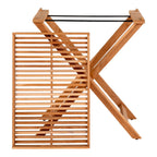 Ronda dienbladtafel teakhout 60x40x70 cm