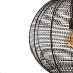 Hanglamp Metaal Antiek Brons Ø50x38cm