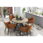 Ronde Tafel 120x120 cm Mangohout