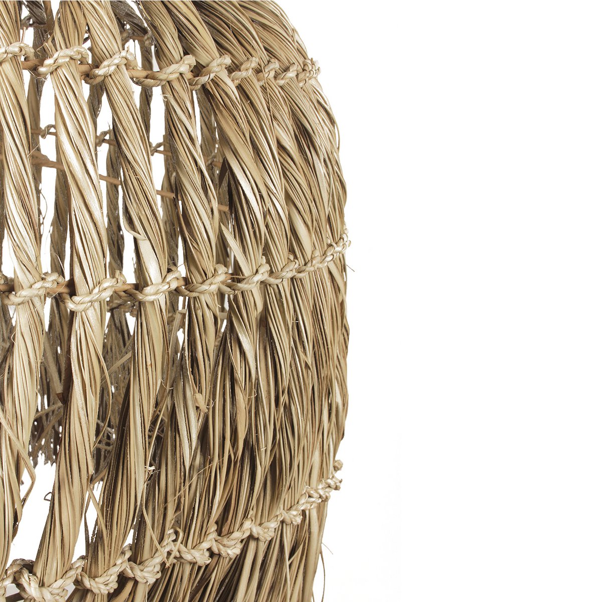 Lampenkap van Raffia Handgemaakt