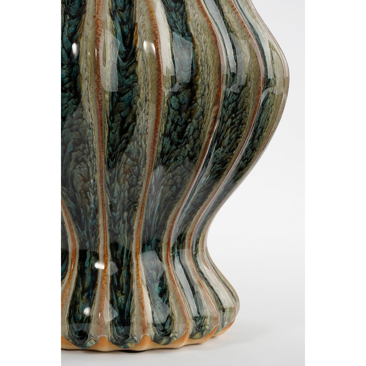 Keramieken Vaas Groen - H32 x Ø21 cm