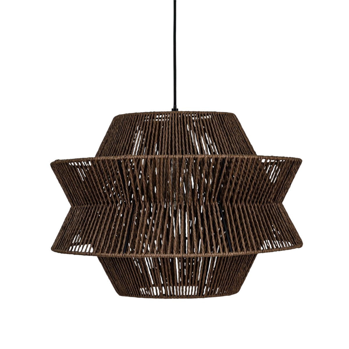 Hanglamp Walnoot Bruin Ø45x34cm