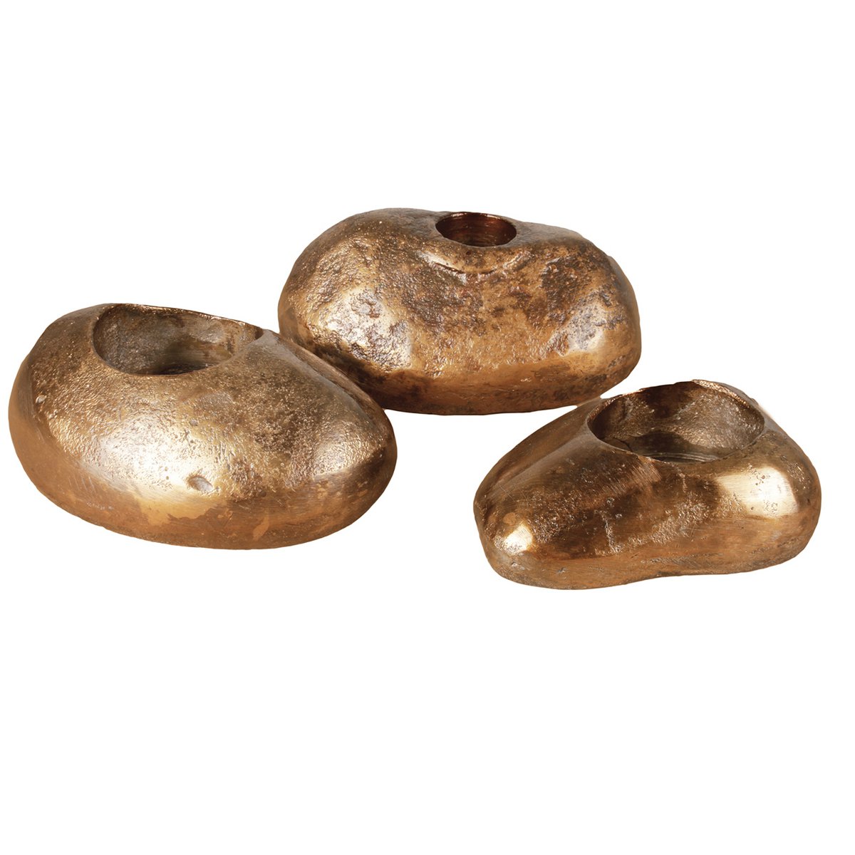Kandelaar Pebble.3 Set van 6 Aluminium