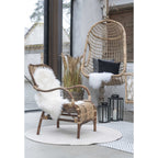 Vloerkleed Rond Beige Menorca