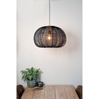 Hanglamp Metaal Mat Zwart Ø50x38cm