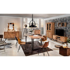 Tafel 160x85 cm natuurlijk acacia 36 mm