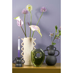 Lichtgroene Glazen Vaas L18xB8xH23 cm