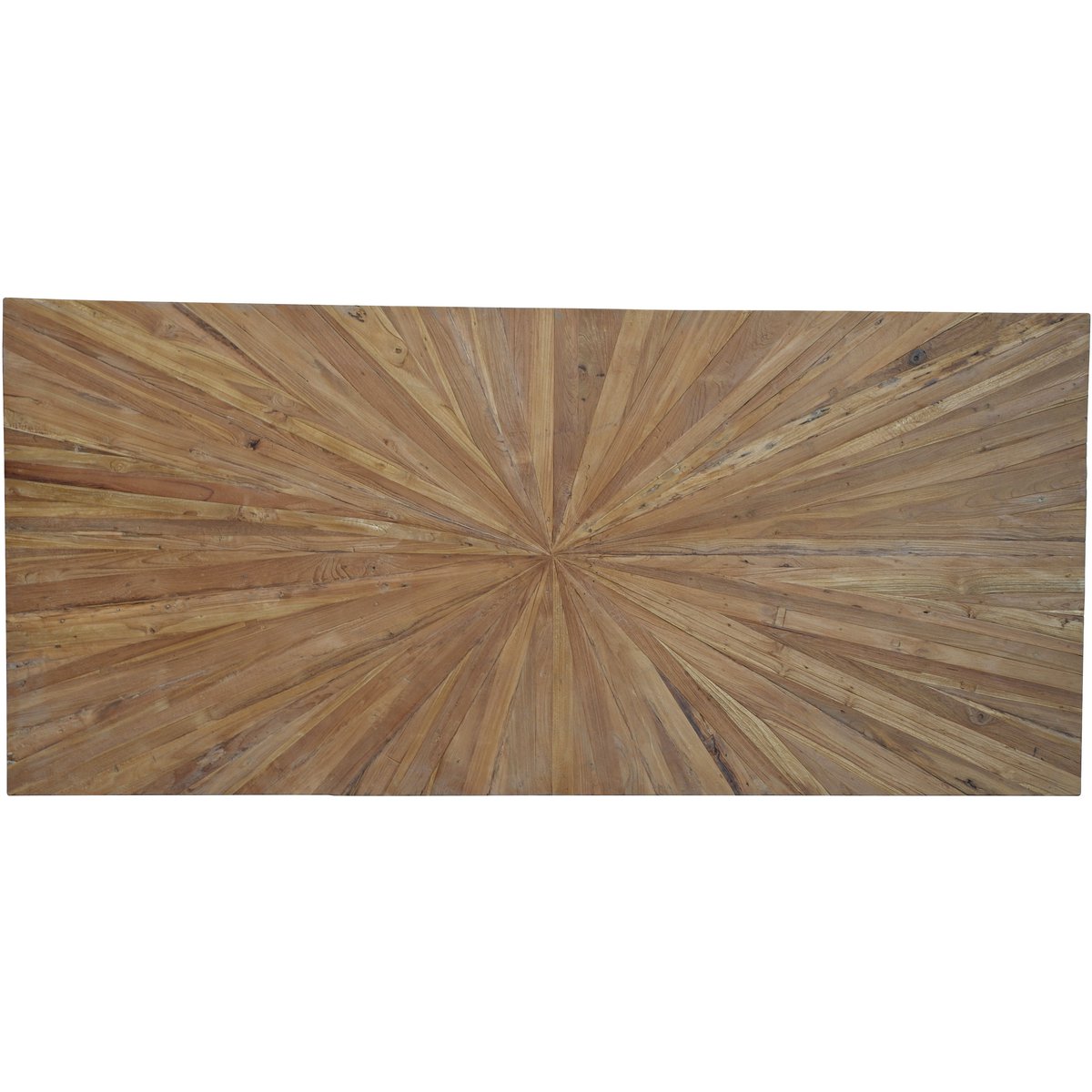 Dining table 180x100 cm Wood and Iron