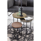 3-piece coffee and side table set