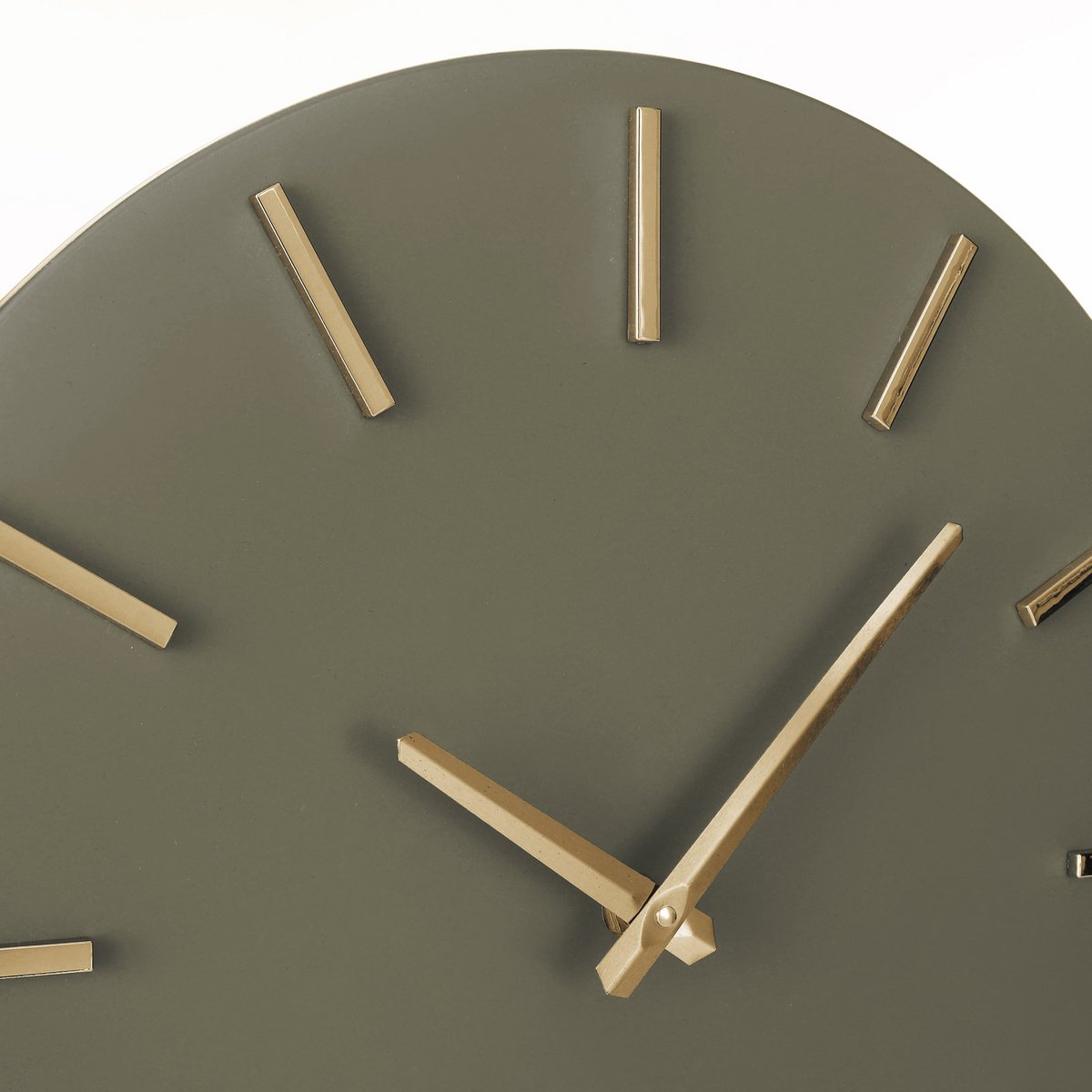 Wandklok Ø36 cm Donkergroen