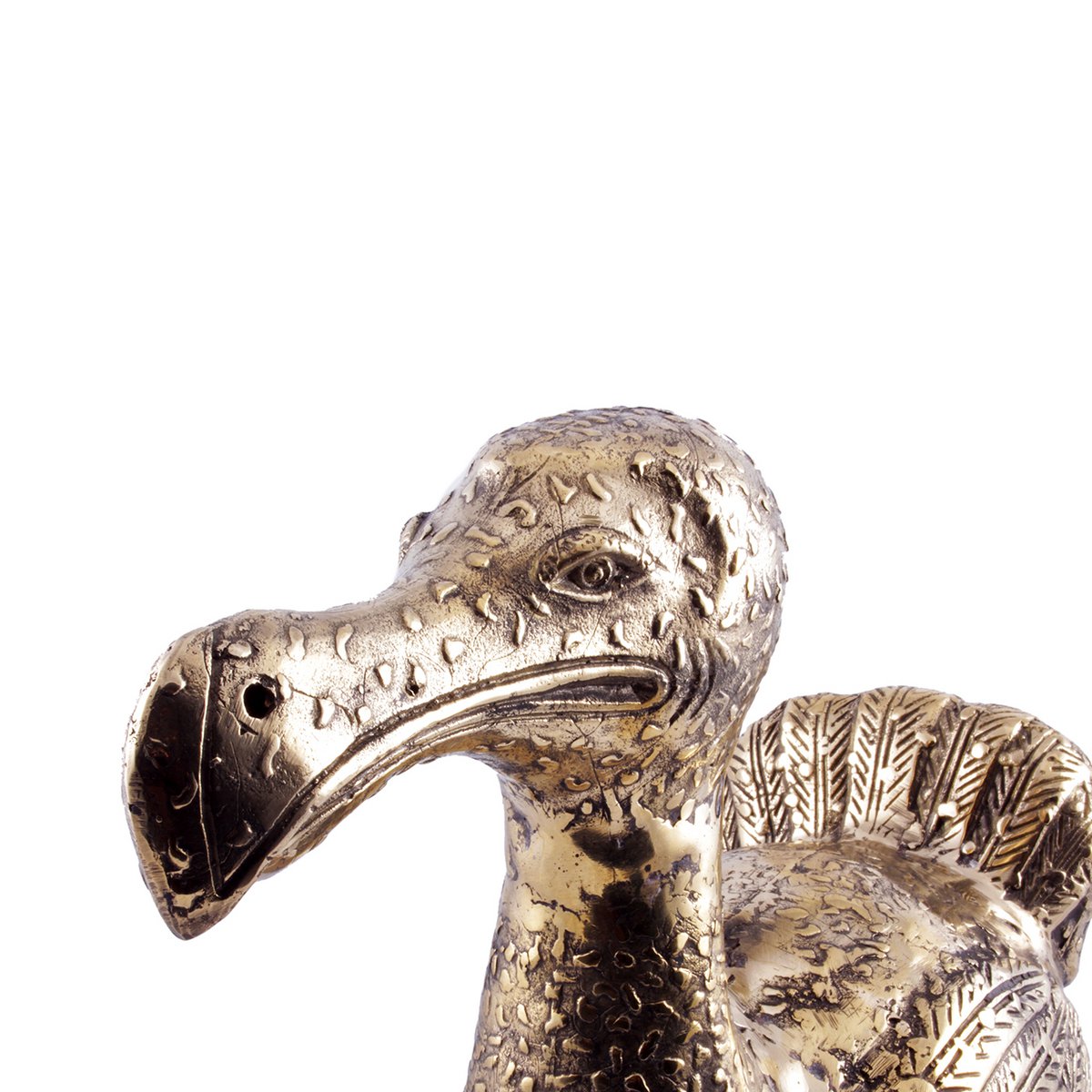 Messing Dodo M decoratief beeld
