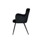 Vleugelstoel zwart (Set van 2) - Comfortabel design