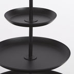Rama Etagère 3 Laags - Metaal - Zwart - H55 x Ø38 cm