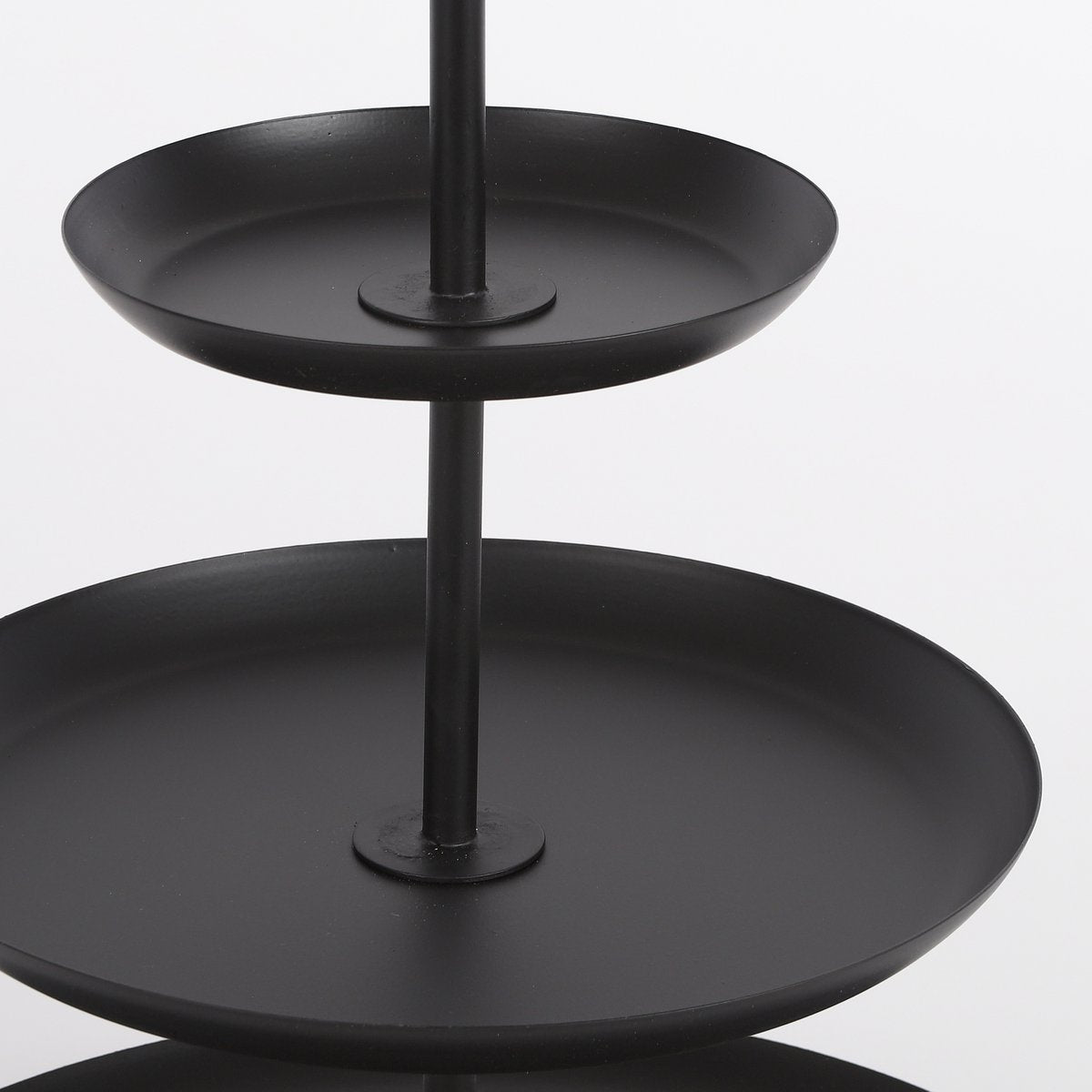Rama Etagère 3 Laags - Metaal - Zwart - H55 x Ø38 cm