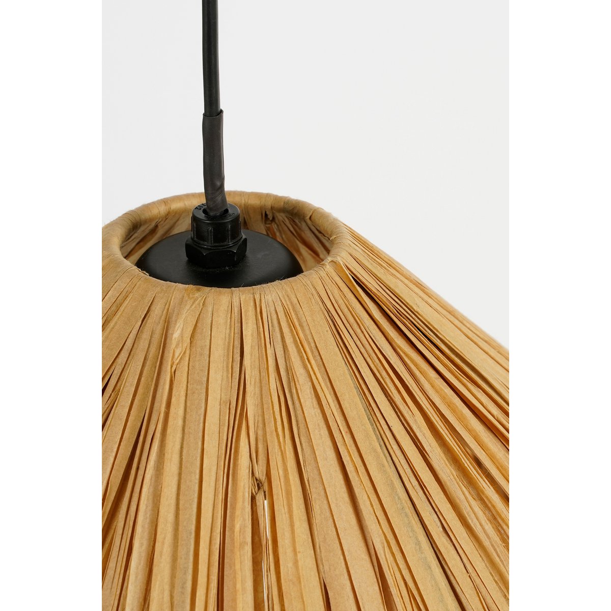 Elisa Hanglamp - Raffia - Lichtbruin - Ø30 cm