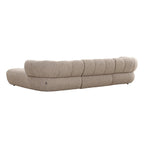 4-zits Bank Rechter Lounge Sand Boucle