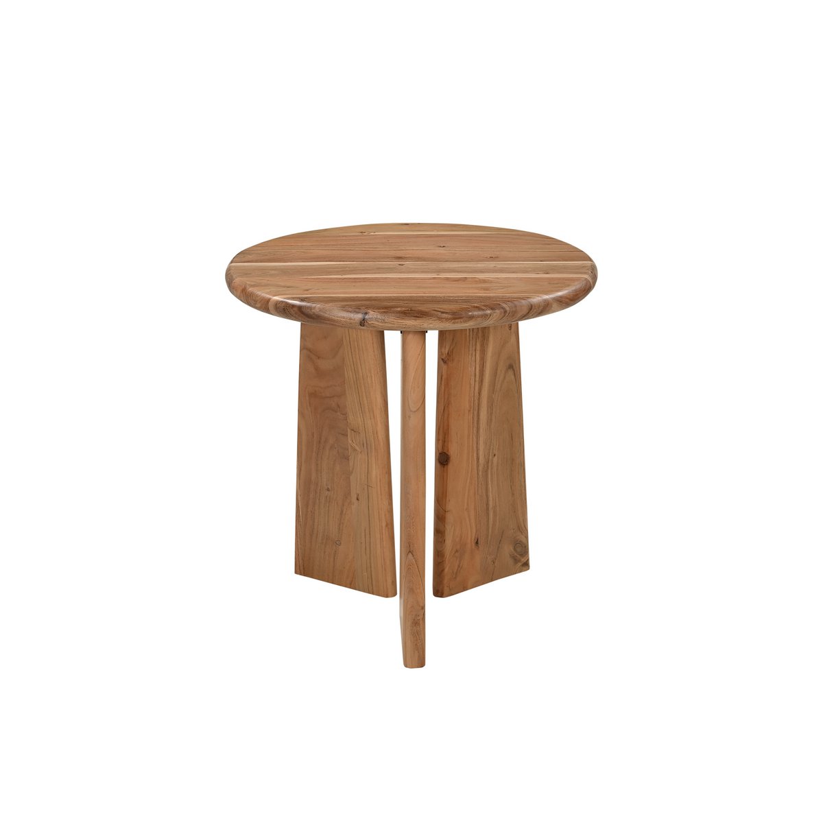 Side table made of solid acacia wood