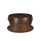 Round Coffee Table Made of Solid Mango Wood